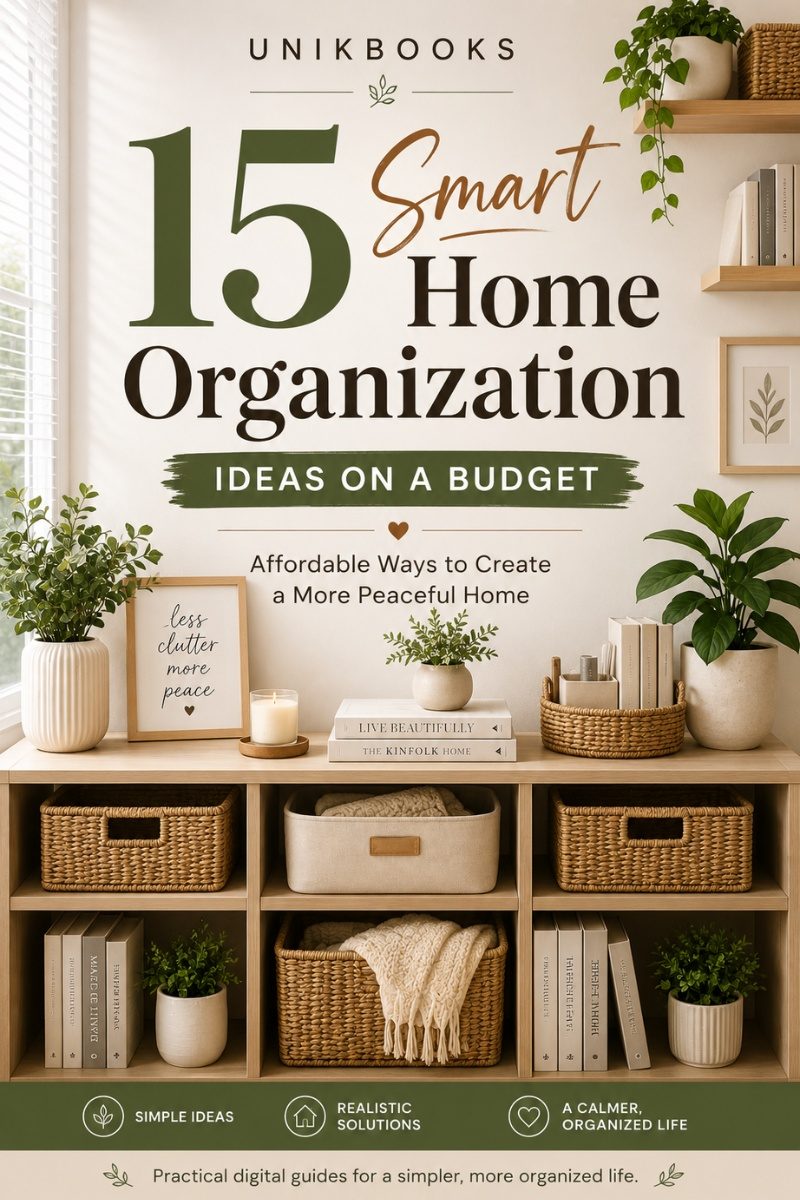 15 Smart Home Organization Ideas on a Budget