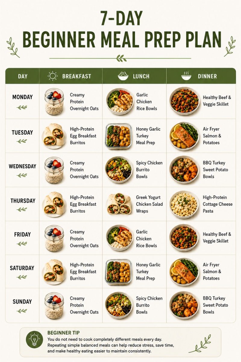 Beginner-Friendly Meal Prep for Fat Loss