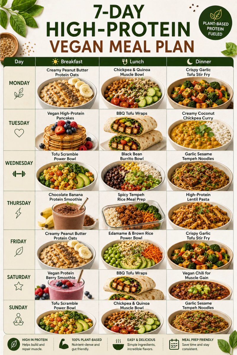 High-Protein Vegan Recipes for Muscle Gain