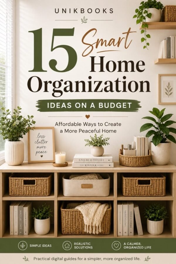 15 smart home organization ideas on a budget 6a170c38d6ef7d0d